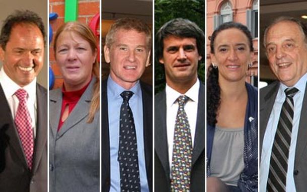 Scioli Stolbizer De Narvaez Prat Gay Michetti Heller