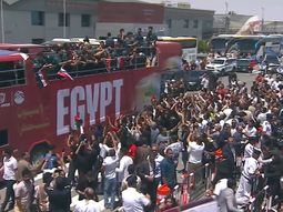 video: egipto tuvo un emotivo regreso tras ser eliminado por argentina del mundial 2026