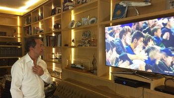 scioli y macri siguieron el partido de boca y festejaron el campeonato scioli y macri siguieron el partido de boca y festejaron el campeonato
