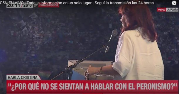 Rating: cómo le fue al discurso de Cristina Kirchner contra los canales de aire