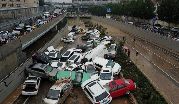 Los expertos consideran que las inundaciones por las fuertes lluvias en China se deben al cambio climático