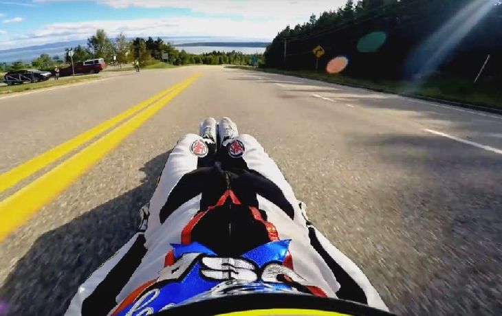 VIDEO: Un campeón retirado batió un récord de velocidad