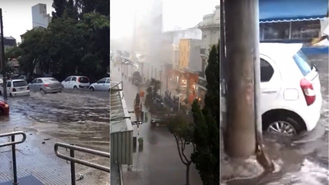 VIDEO Una inesperada tormenta afectó a Mar del Plata y generó inundaciones