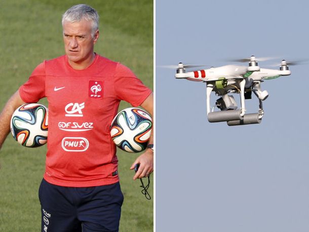 Espionaje en el Mundial: el técnico de Francia denuncia que lo vigilan con drones