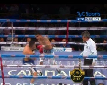 Barrionuevo noqueó a Vallejos en el quinto round