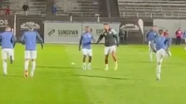 Racing: la entrada en calor de Edwin Cardona que es viral