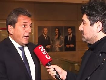 Yo no camino para atrás como..., la curiosa respuesta de Sergio Massa a Lautaro Maislin