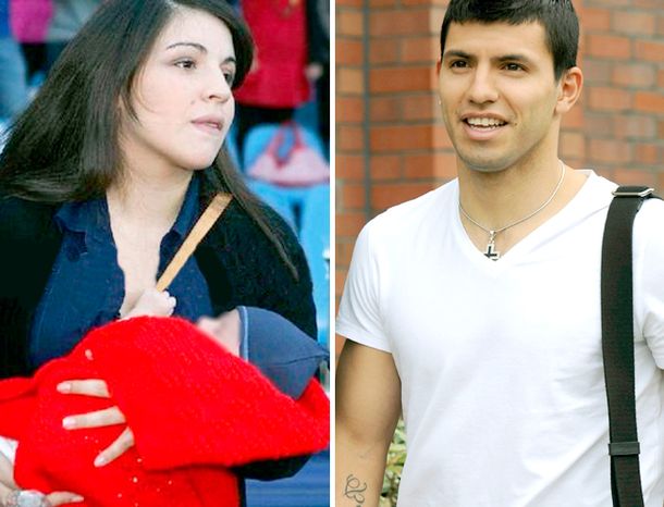 Gianina Maradona y el Kun Agüero