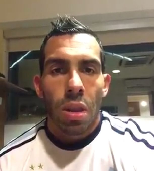 VIDEO: el emotivo saludo de Tevez a un nene internado con una enfermedad terminal