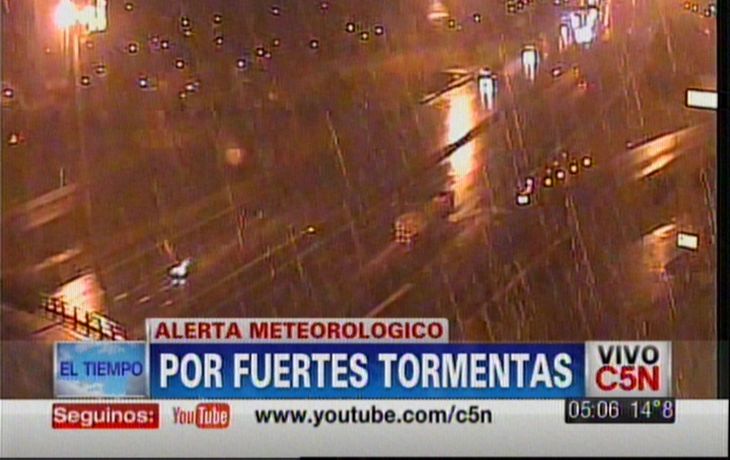 Nueva alerta por tormentas en la ciudad de Buenos Aires