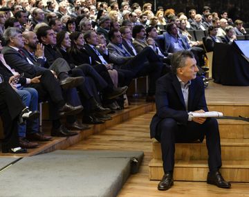 Mauricio Macri en el Centro Cultural Kirchner
