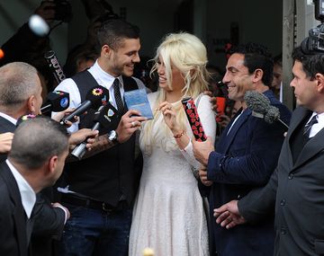 Wanda Nara y Mauro Icardi dieron el sí: ya son marido y mujer