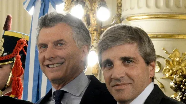 Mauricio Macri y Luis Caputo