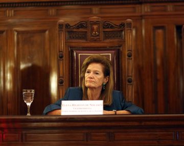 La ministra de la Corte, Elena Highton de Nolasco.