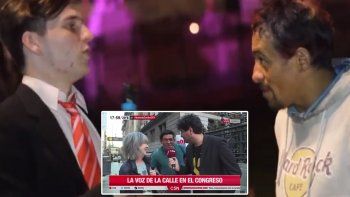 La bizarra entrevista de Gaspi a un joven que había irrumpido en vivo una nota en C5N La bizarra entrevista de Gaspi a un joven que había irrumpido en vivo una nota en C5N