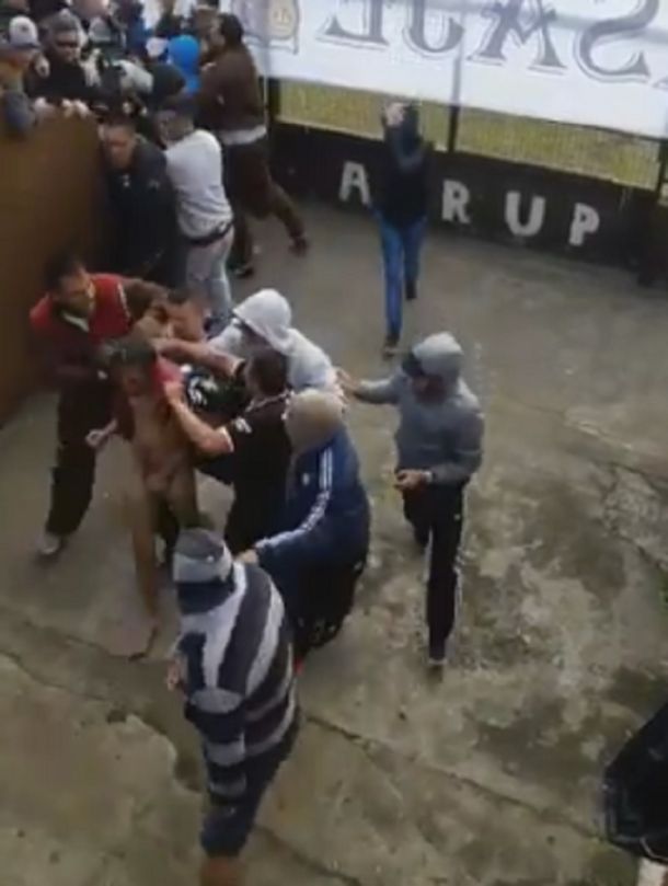 Humillado: un infiltrado de Atlanta gritó un penal y los hinchas de Platense no lo perdonaron