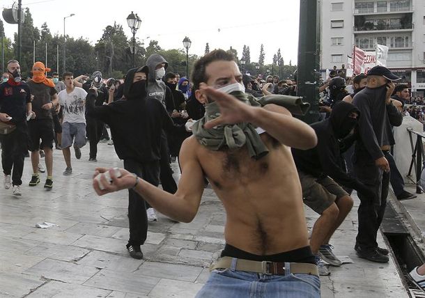 Incidentes en Grecia por la llegada de Angela Merkel