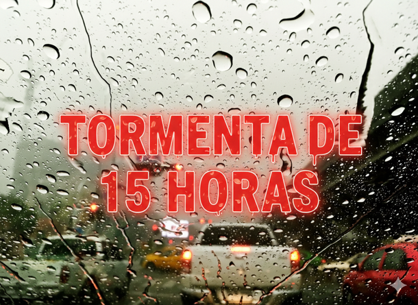 Tormentón de 15 horas