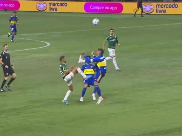 Difundieron el audio del VAR: por qué no hubo roja directa a Marcos Rojo ante Palmeiras