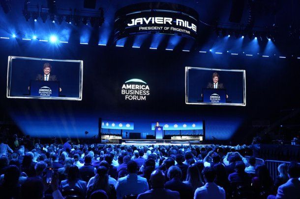 Insólito: Javier Milei habló del riesgo kuka ante líderes mundiales en el America Business Forum