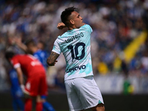 Con un tanto de Lautaro Martínez, Inter volvió al triunfo con una goleada al Empoli