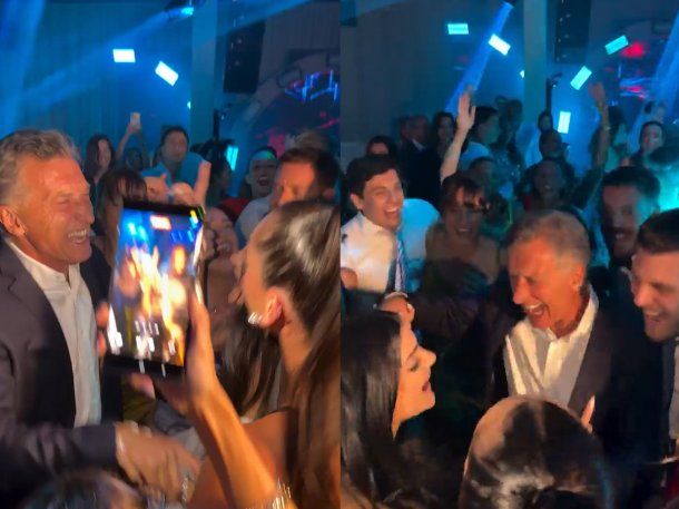 El video de Mauricio Macri bailando en el casamiento de su sobrino que se volvió viral