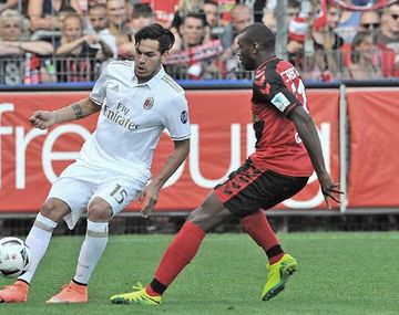Gustavo Gómez en el Milan