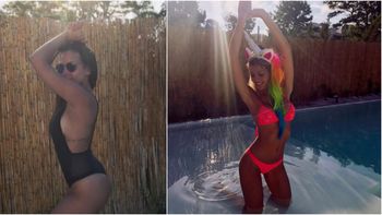 Barbie y Cande muestran sus curvas en la playa Barbie y Cande muestran sus curvas en la playa