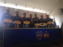 a la espera de lodeiro, boca presento el resto de sus refuerzos a la espera de lodeiro, boca presento el resto de sus refuerzos