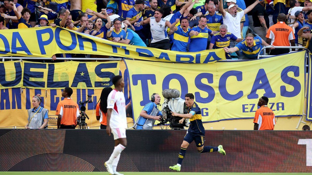 En un partidazo y tras ir ganando 2-0, Boca empató 2-2 con Benfica en su debut en el Mundial de Clubes