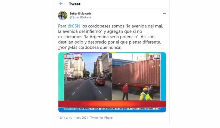 Tránsito pesado: la avenida Córdoba de la ciudad de Buenos Aires causó polémicas este martes
