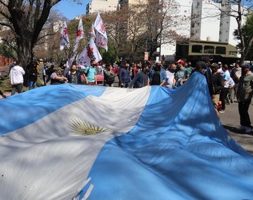 Marcha en apoyo al Gobierno en la Quinta de Olivos