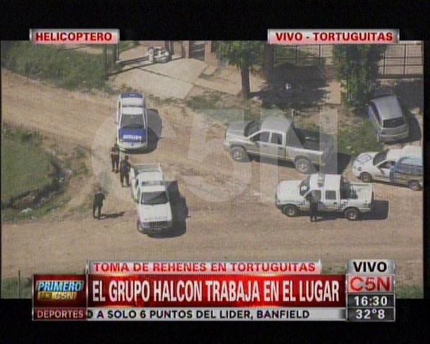 Toma de rehenes en una casa de Tortuguitas