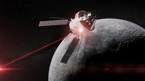 La NASA dispara láseres infrarrojos contra la Estación Espacial Internacional.