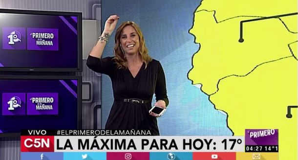 Pronóstico del tiempo para toda la Argentina en C5N