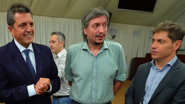 Axel Kicillof, Máximo Kirchner y Sergio Massa se reunieron para definir su alianza dentro del peronismo