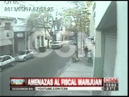 Amenazas al fiscal Marijuán: identifican el auto del sospechoso