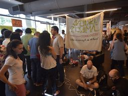 La toma del ministerio de Ciencia duró una semana La toma del ministerio de Ciencia duró una semana