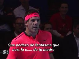 Del Potro se enojó con Robin Haase por agrandar una lesión