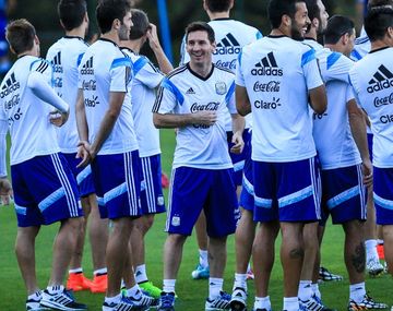 Argentina entrena a puertas cerradas de cara a las semis