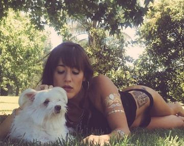 La foto de la hermana de Luciana Salazar totalmente desnuda.
