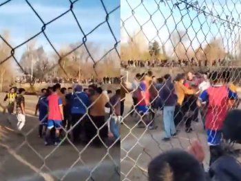 Mendoza: un árbitro fue internado tras brutal ataque de futbolistas