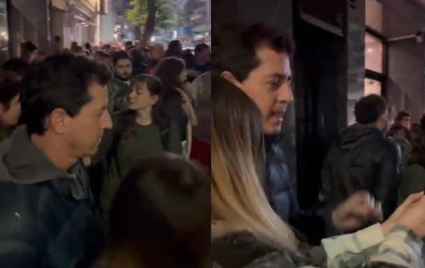 Wado de Pedro, presente en la vigilia permanente en la casa de Cristina Kirchner