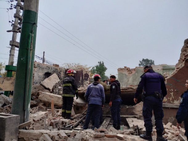 Derrumbe en Ituzaingó: encontraron sin vida al obrero atrapado