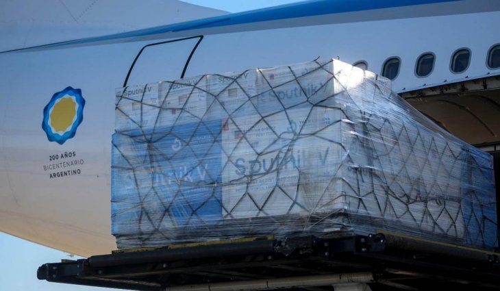 Llegaron más vacunas: ahora arribaron más de 470 mil dosis de Sputnik V