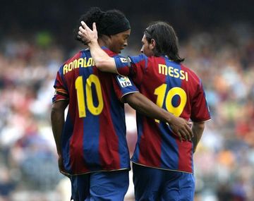 Ronaldinho sobre Lionel Messi: Desde que vi su debut sabía lo que sería