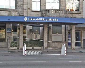 La nena estuvo internada ocho días en la Clínica del Niño y la Familia.