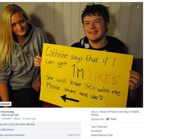 Llegó al millón de Me Gusta y su amiga tendrá sexo con él