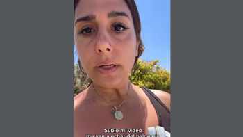 me van a echar del balneario, me voy a poner peluca: nuevo video de la turista de los 3 millones me van a echar del balneario, me voy a poner peluca: nuevo video de la turista de los 3 millones