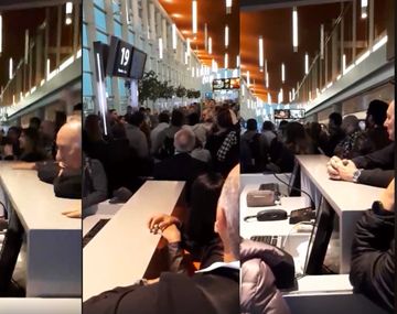 Caos en Ezeiza por cancelación y demoras de vuelos: más de 300 personas varadas